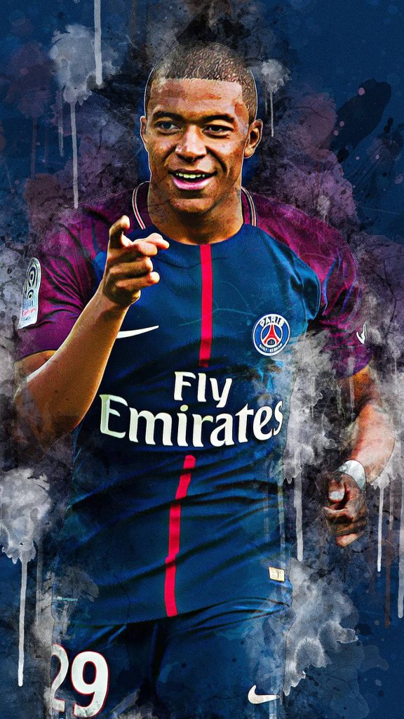 wallpaper 4k Mbappe