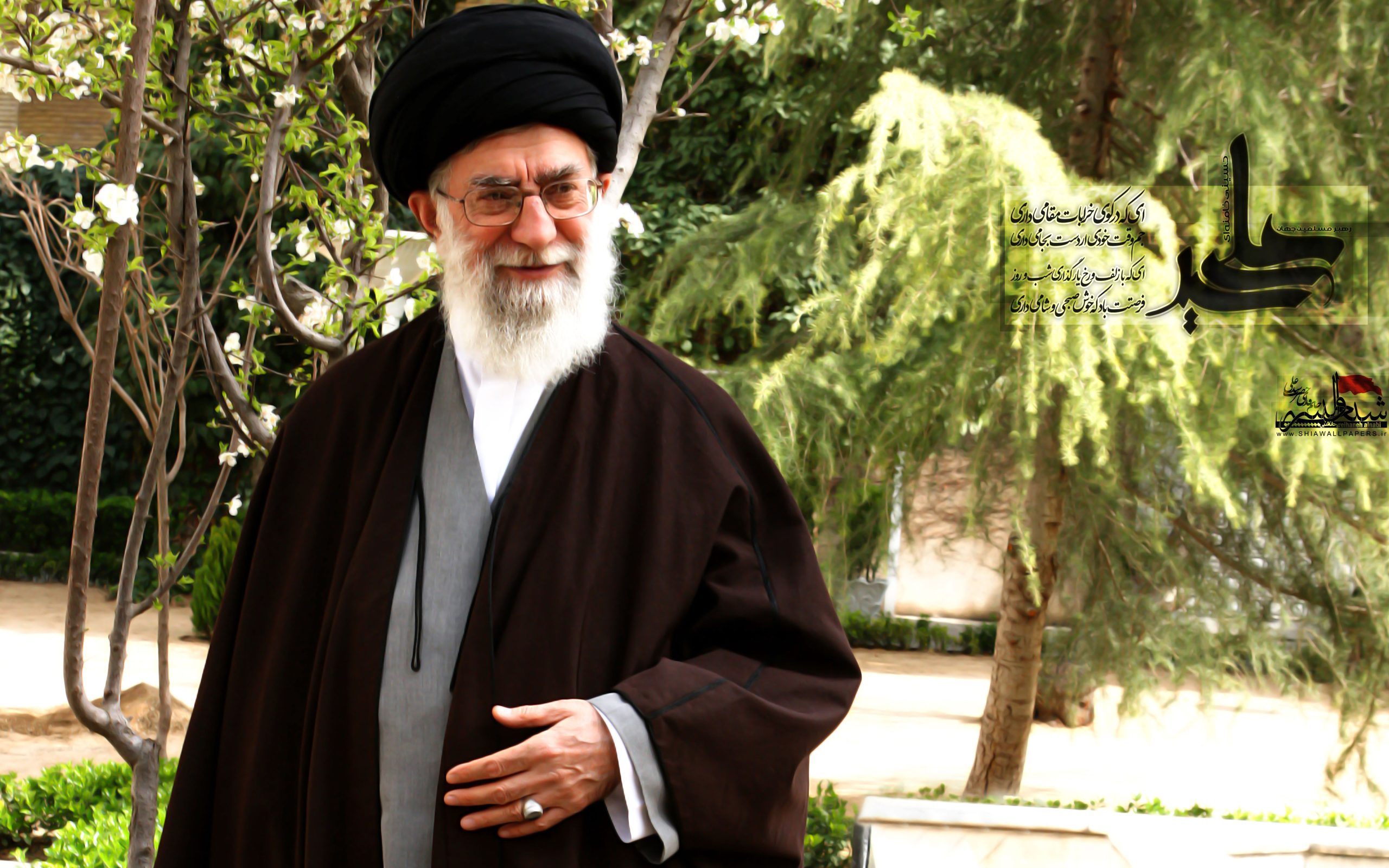 عکس سید علی خامنه‌ای