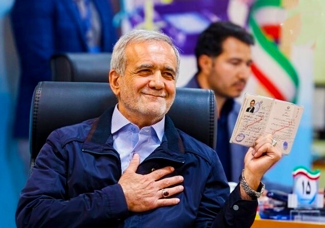 عکس جذاب مسعود پزشکیان