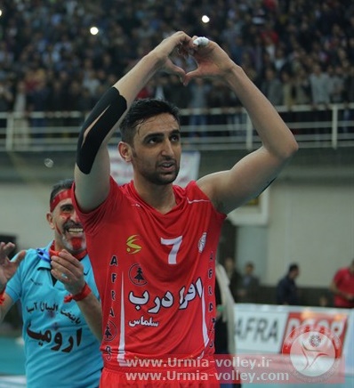 تصویر پوریا فیاضی والیبالیست
