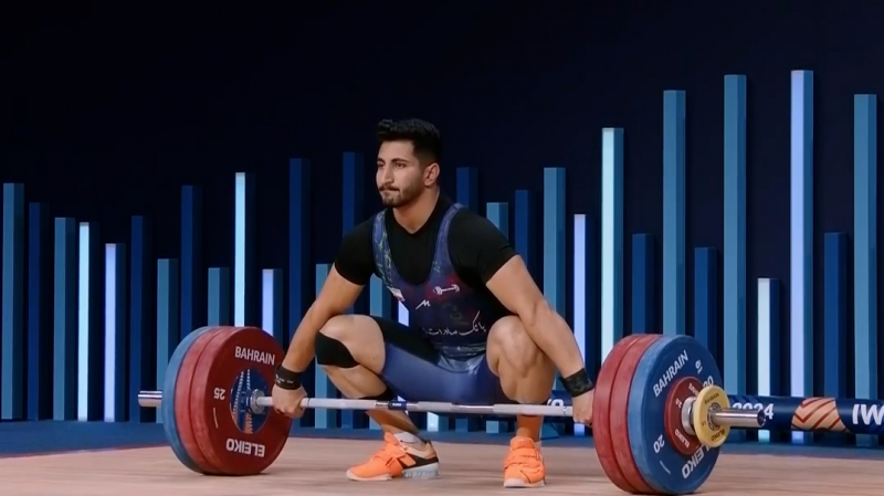 عکس علی عالی پور وزنه بردار