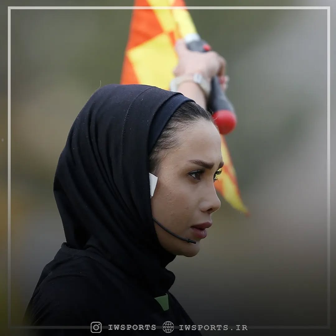 عکس مهناز ذکایی داور فوتبال