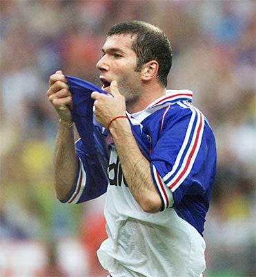 گل زیدان به برزیل 1998