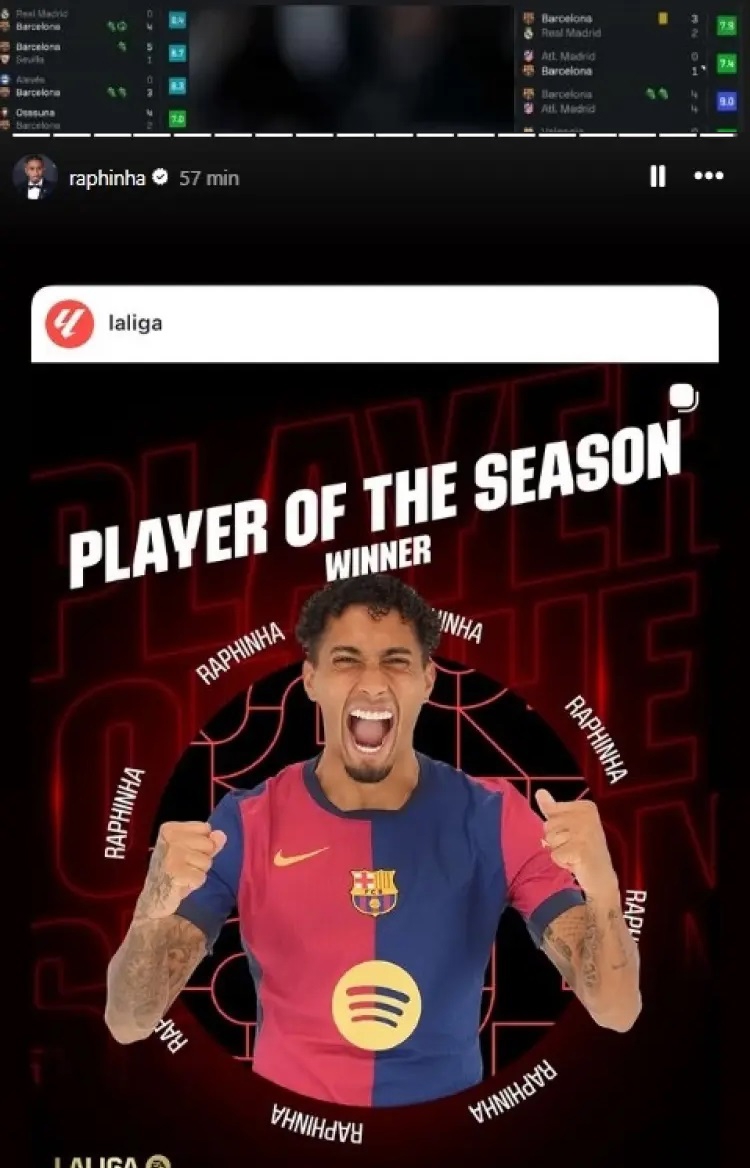 اعتراض رافینیا به توپ طلا