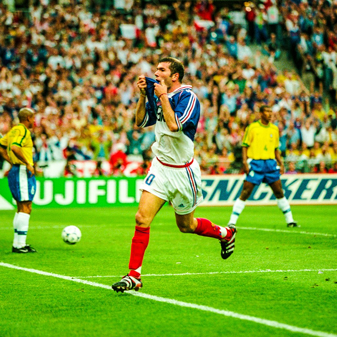 گل دوم زیدان به برزیل 1998