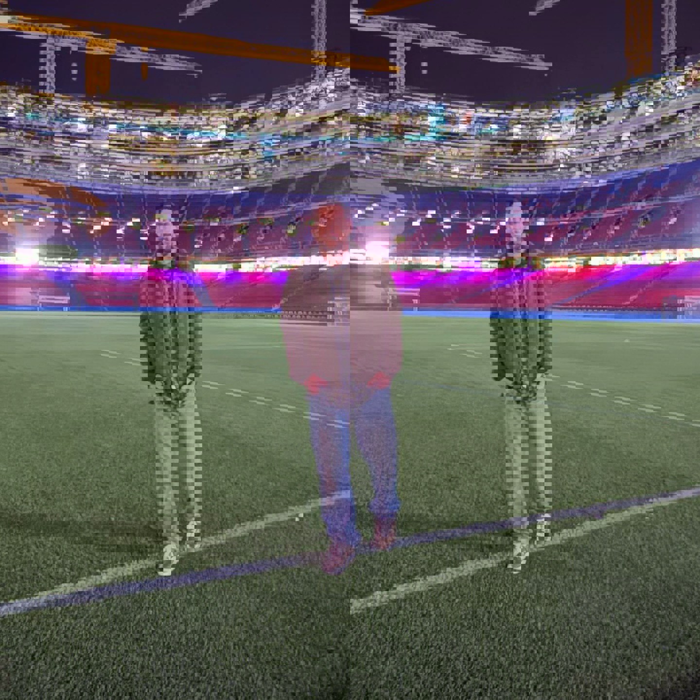 پیام مسی در نیوکمپ پیام مسی در نیوکمپ