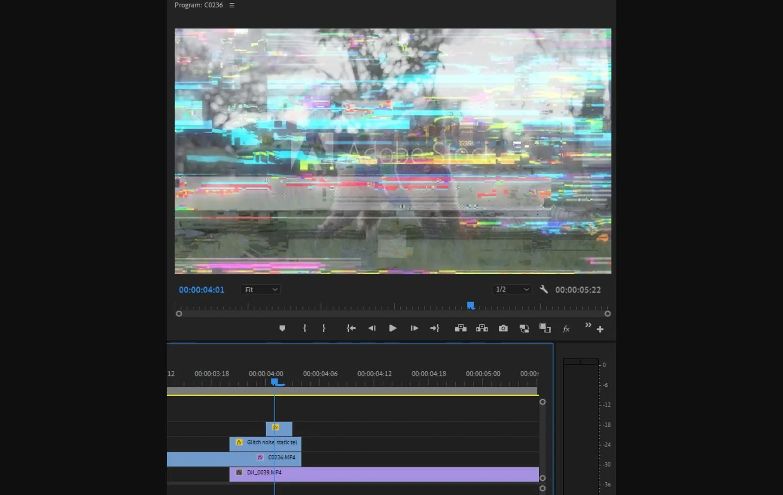 افکت گلیچ پریمیر افکت گلیچ پریمیر