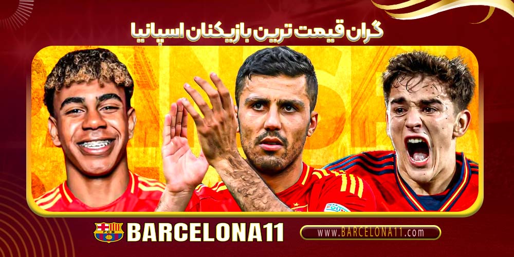 گران‌ قیمت‌ ترین بازیکنان اسپانیا