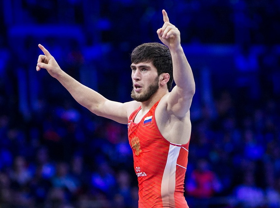 کشتی گیر معرف روسیه عکس کشتی گیر معرف روسیه عکس