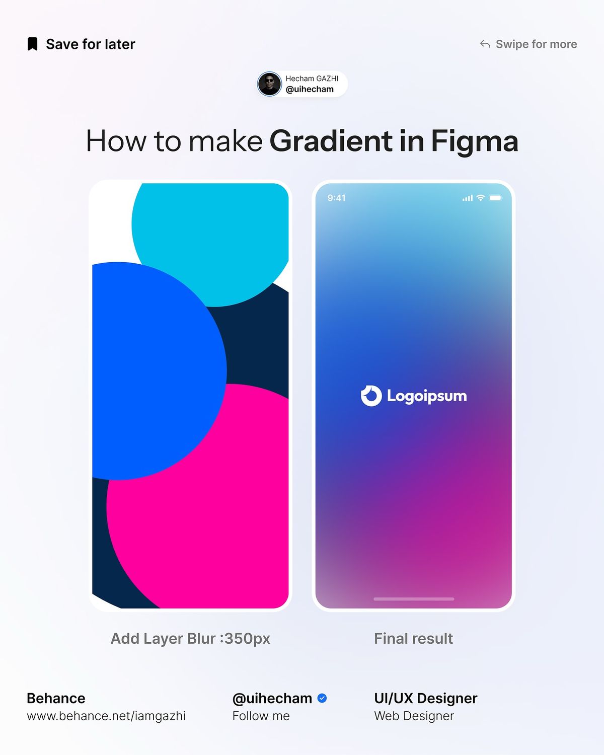 گرادیانت طراحی تجربه کاربری