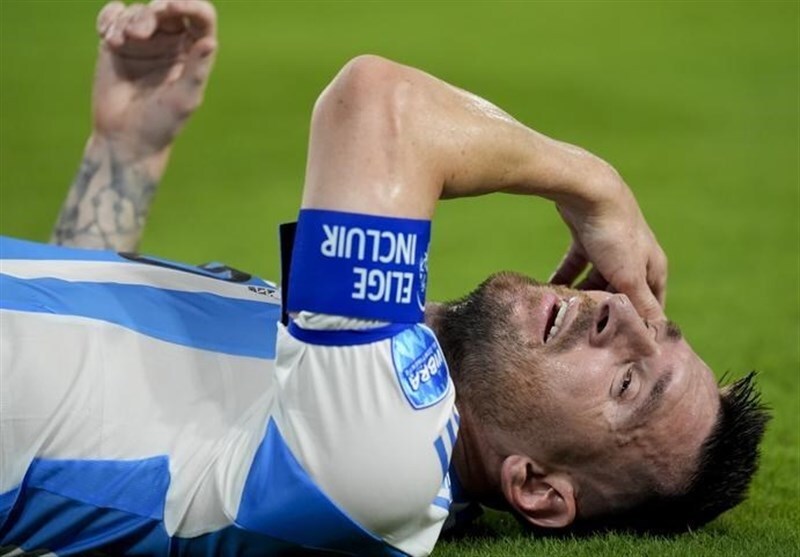 عکس گریه مسی