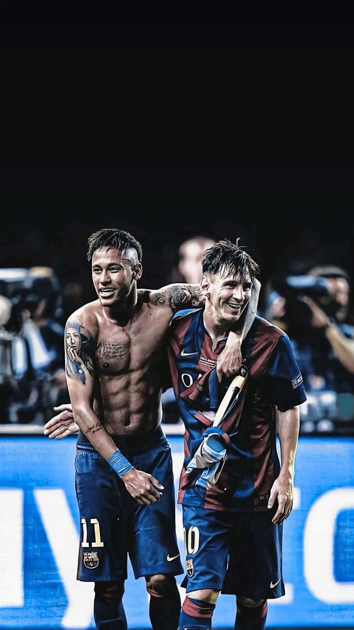 عکس مسی کنار نیمار