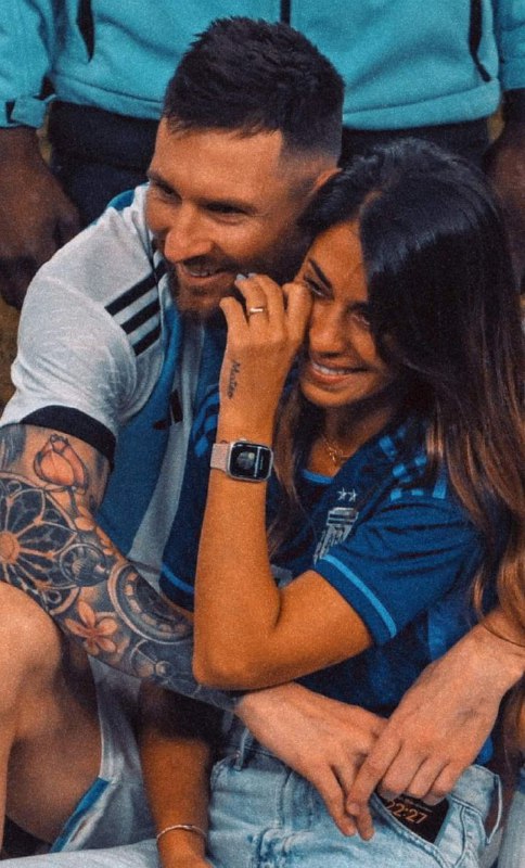 عکس عاشقانه از مسی