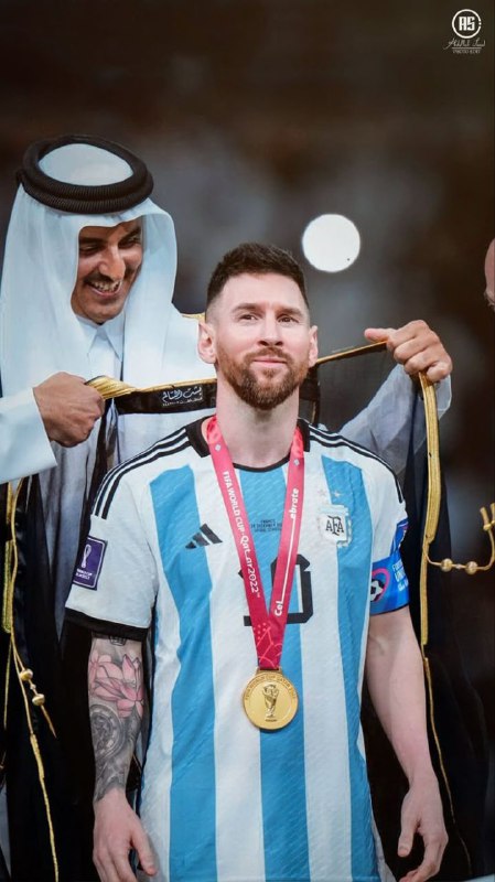 عکس مسی در قطر