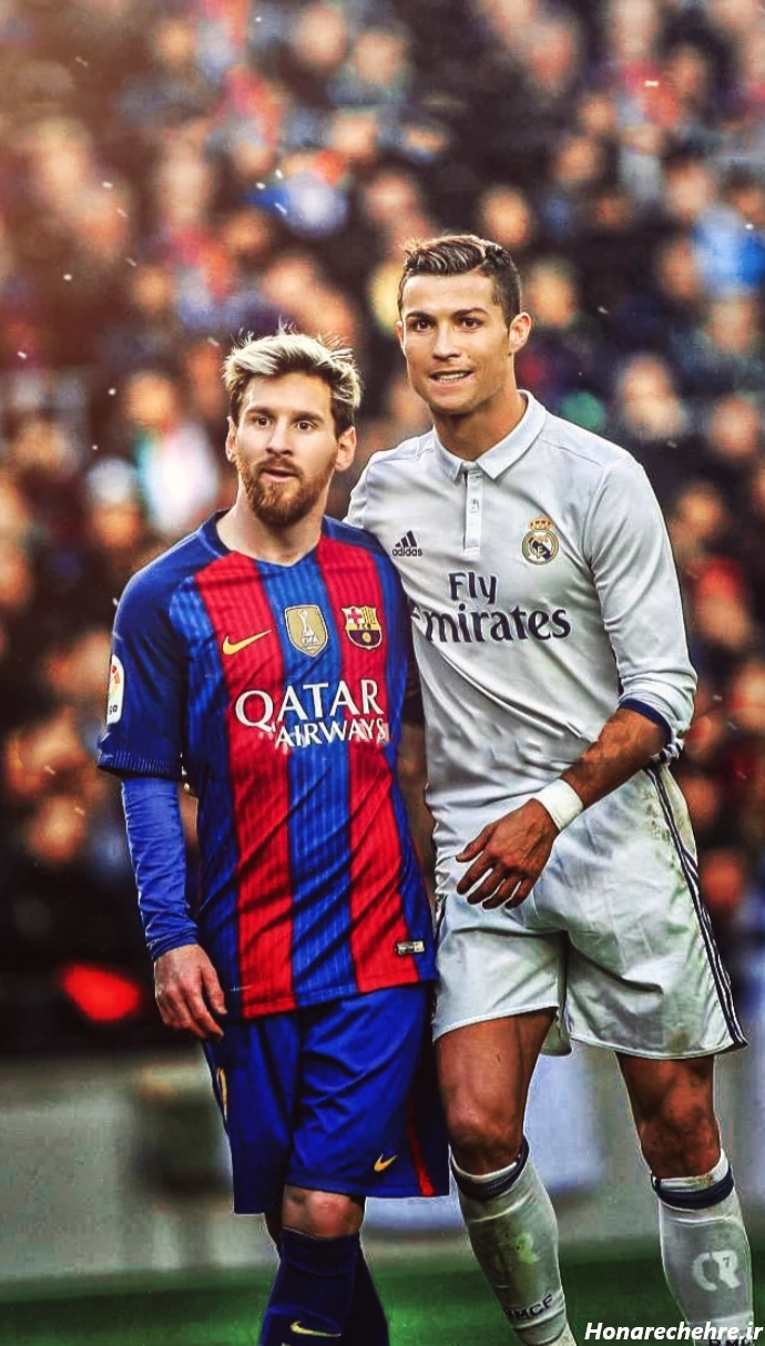 والپیپر مسی و کریستیانو رونالدو