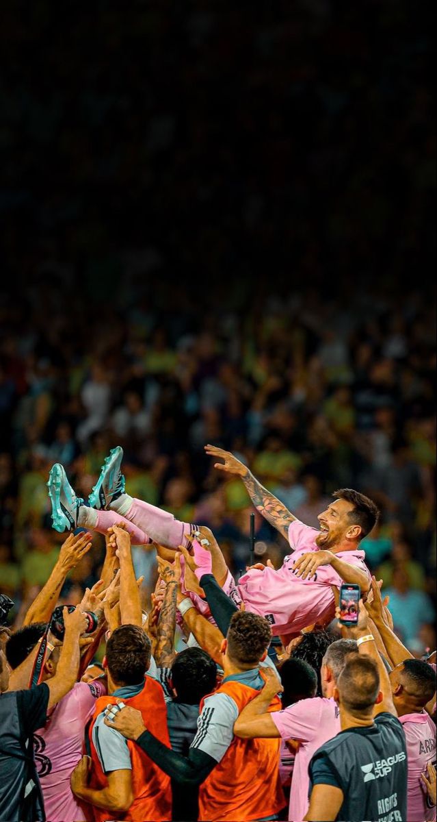 جشن قهرمانی اینتر میامی جشن قهرمانی اینتر میامی