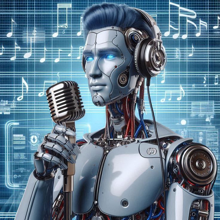 هوش مصنوعی خوانندگی عکس